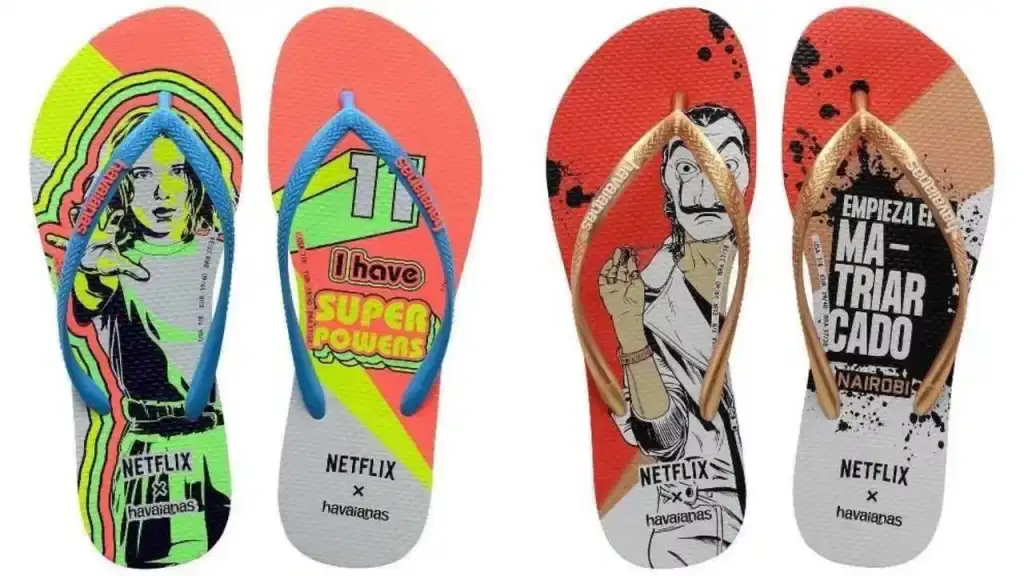 Havaianas lança coleção inspirada em mulheres de séries da Netflix